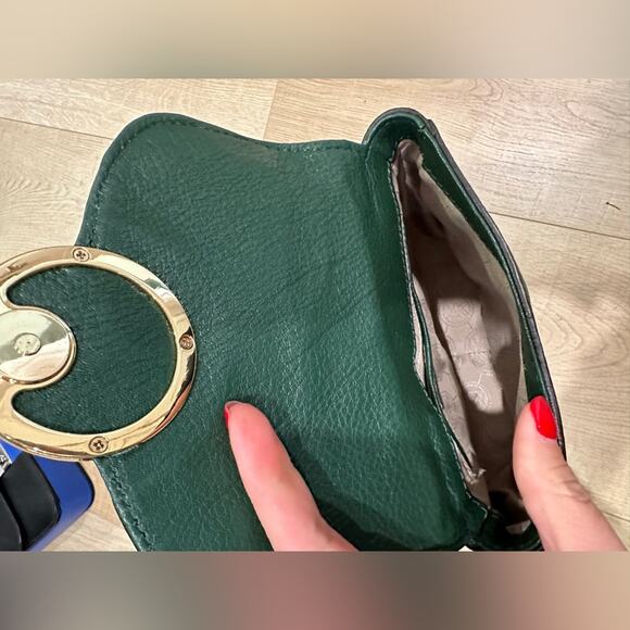 Michael kor crossbody mini green leather handbag - Picture 3 of 7